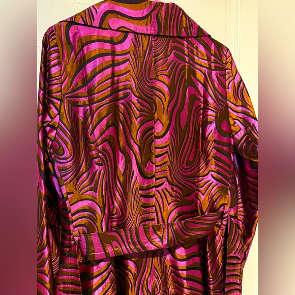 ANDREEVA Raspberry Marlyn Coat NWT ~ Size M - Picture 7 of 9